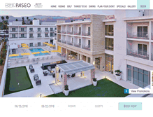 Tablet Screenshot of hotelpaseo.com
